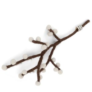 Hovedbilde Liten gren med hvite b&aelig;r 19cm