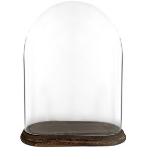 Hovedbilde Elegant&nbsp;oval glasskuppel&nbsp;h40cm