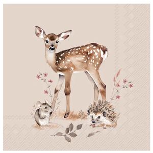 Hovedbilde Forest Tales Linen - kaffe