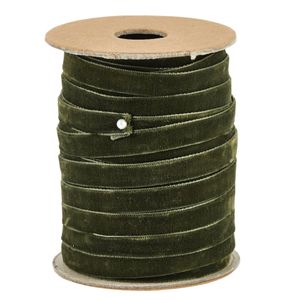 Hovedbilde Velurb&aring;nd m&oslash;rk gr&oslash;nn – 1 cm x 20 meter