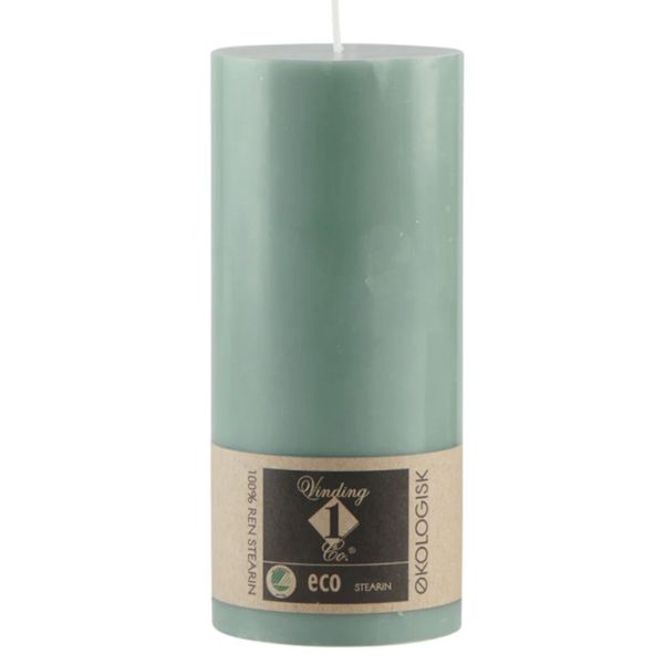 ECO kubbelys 7*15cm (dusty green) 