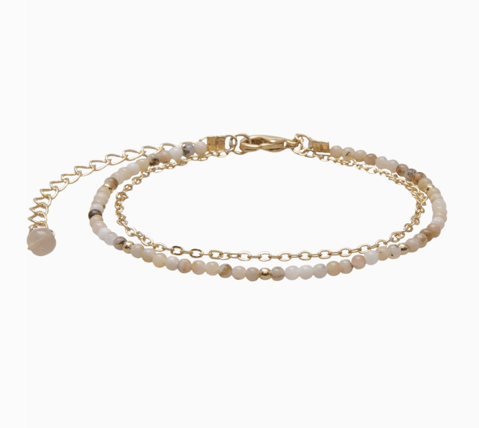  Armb&aring;nd Emosjonell Balanse 2mm Hjerte Chakra