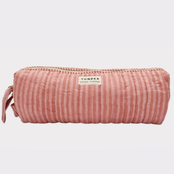 Quilted Toalettveske Baguette Candy / Rhubarb