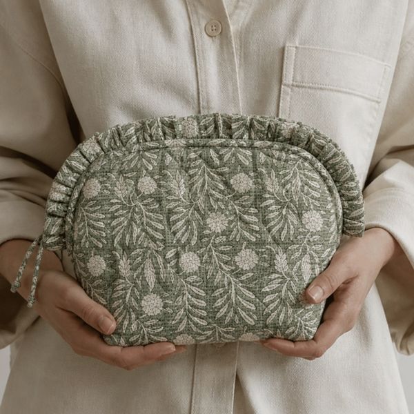 Toalettveske Aura Olive - small