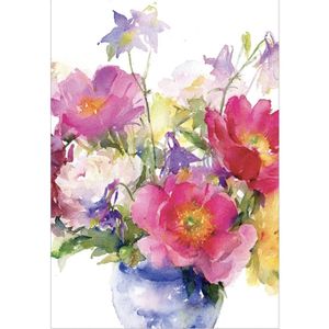 Hovedbilde Kort - Bouquet in vase