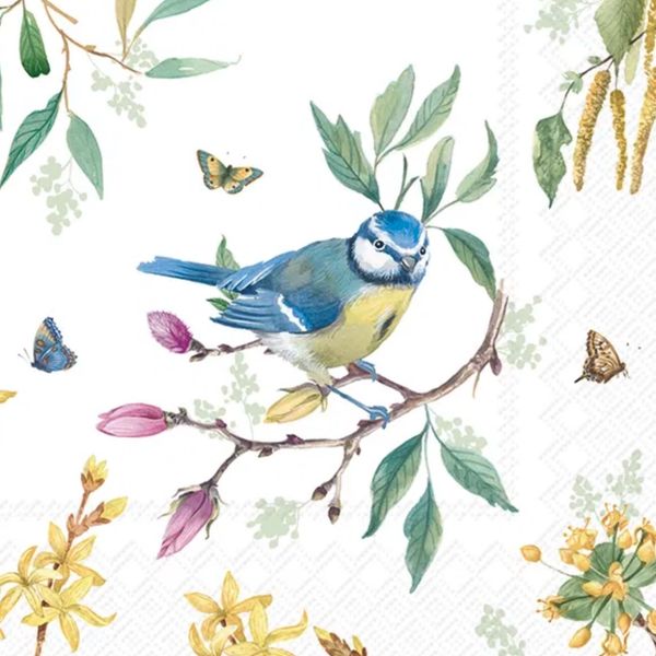 Servietter Spring Story - kaffe