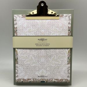 Hovedbilde Memo-blokk med clipboard – William Morris