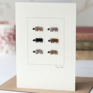 Hovedbilde Kort `Sheep Natural' 10*15 cm