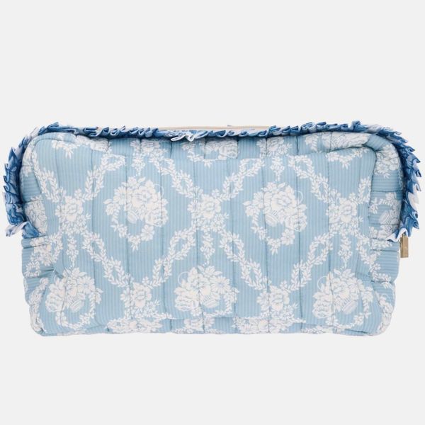 Toalettveske Garland Hampers - stor med volanger 