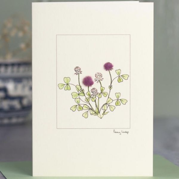 Kort `Clover' 10*15 cm