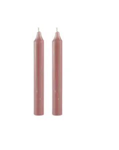 Hovedbilde Kronelys 18cm gammelrosa 1 stk